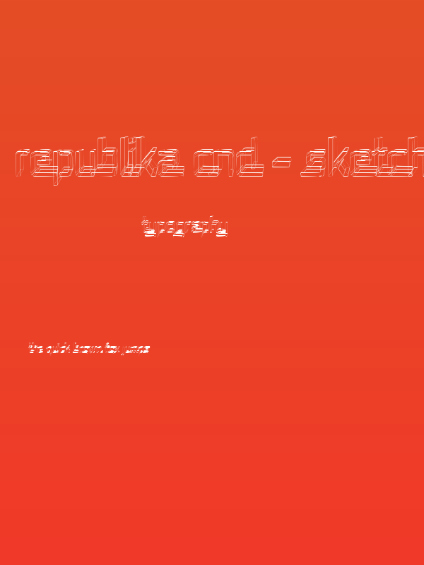 Republika Cnd - Sketch Poster