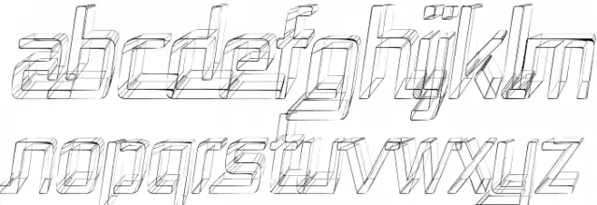 Republika Cnd - Sktech Italic خط أحرف كبيرة