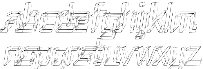 Republika Cnd - Sktech Italic Font LOWERCASE