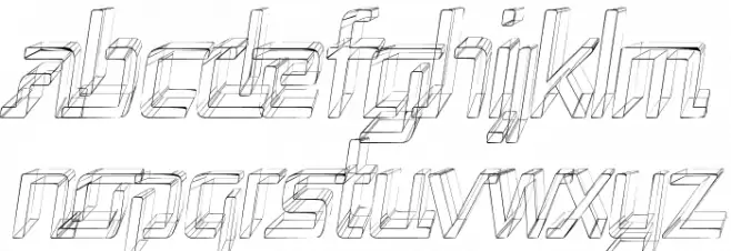 Republika Cnd - Sktech Italic Font LOWERCASE