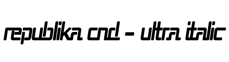 Republika Cnd - Ultra Italic  baixar fontes gratis