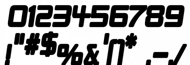 Republika Cnd - Ultra Italic Font OTHER CHARS