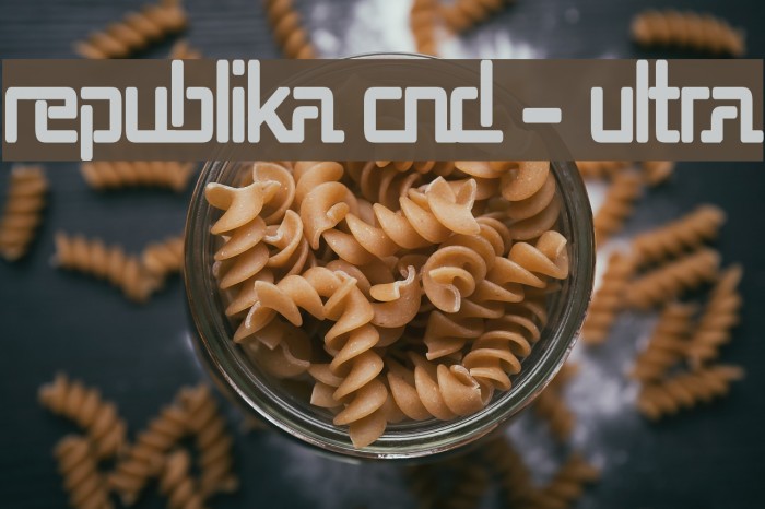 Republika Cnd - Ultra Font examples