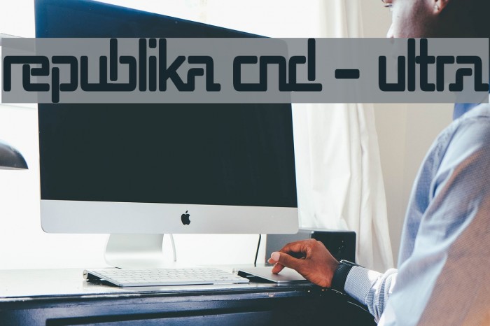 Republika Cnd - Ultra Font examples