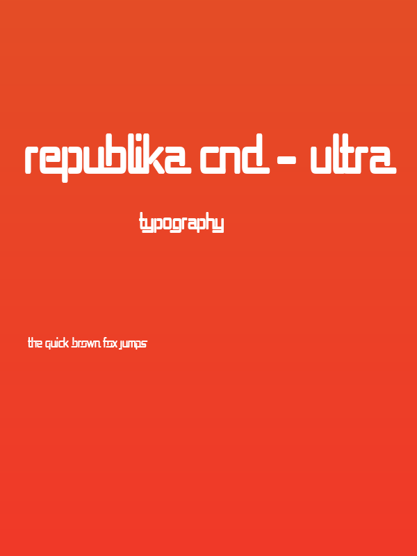 Republika Cnd - Ultra Poster