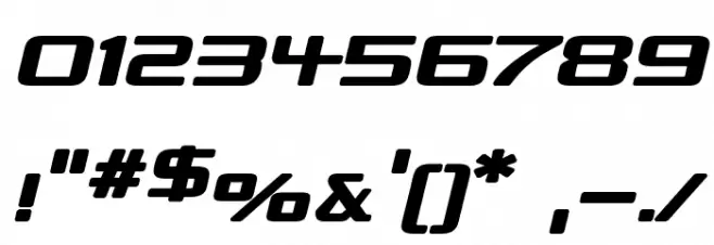 Republika Exp Bold Italic Font OTHER CHARS