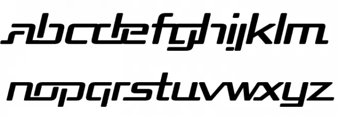 Republika Exp Bold Italic 字体 小写