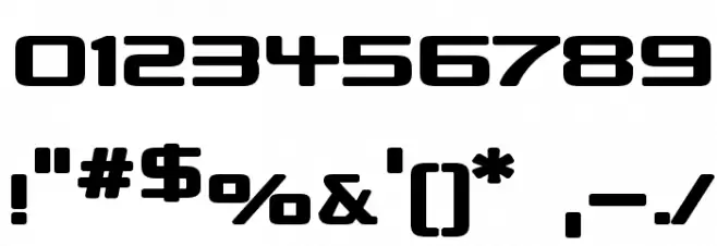 Republika Exp Bold Font OTHER CHARS