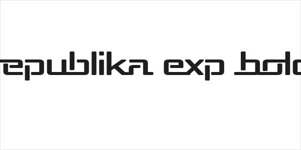 Republika Exp Bold Logo