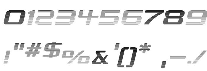Republika Exp - Haze Italic Font OTHER CHARS