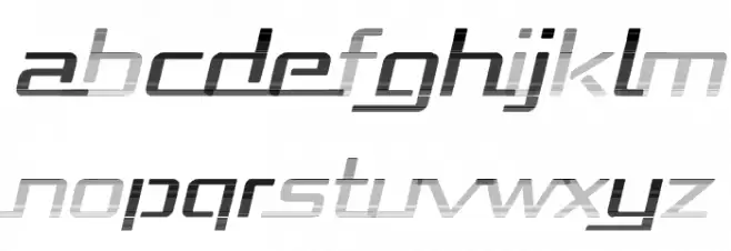 Republika Exp - Haze Italic Schriftart Groß