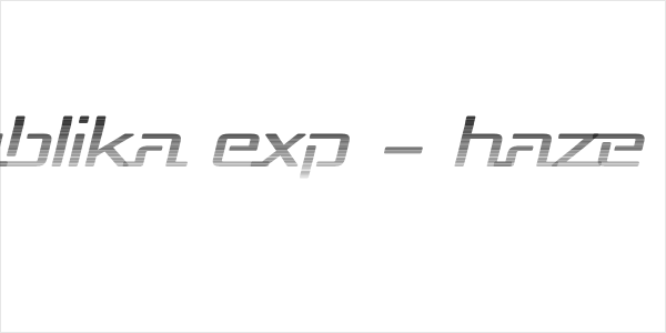 Republika Exp - Haze Italic Logo
