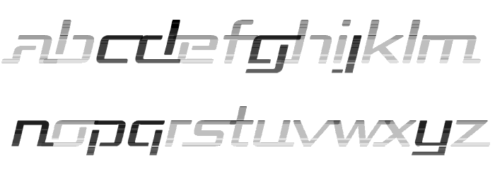 Republika Exp - Haze Italic Font LOWERCASE