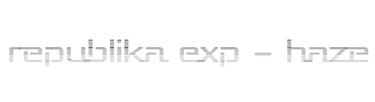 Republika Exp - Haze Font