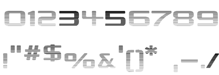 Republika Exp - Haze Font OTHER CHARS
