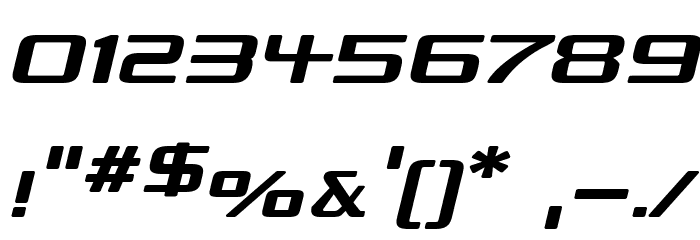 Republika Exp Italic Font OTHER CHARS