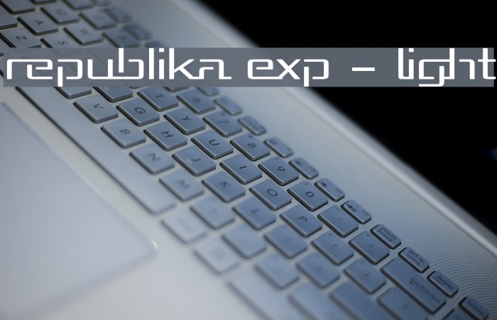 Republika Exp - Light Font examples