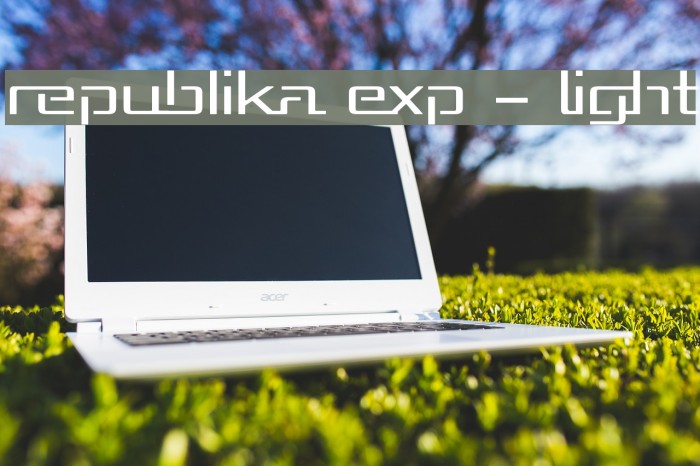 Republika Exp - Light Font examples