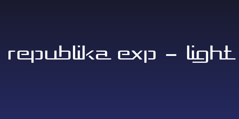 Republika Exp - Light Social Header