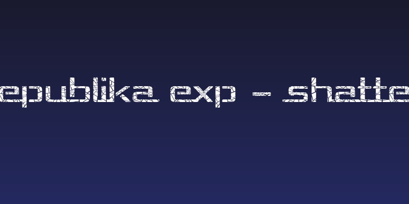 Republika Exp - Shatter Social Header