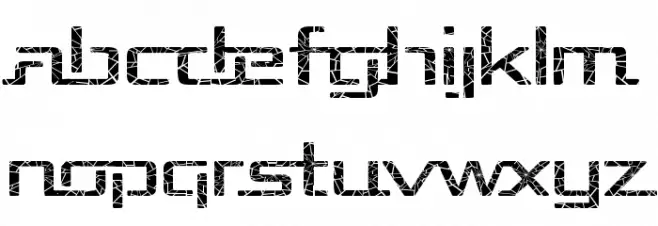 Republika Exp - Shatter 字体 小写