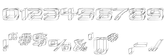 Republika Exp - Sketch Font OTHER CHARS