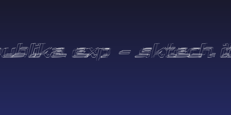 Republika Exp - Sktech Italic Social Header