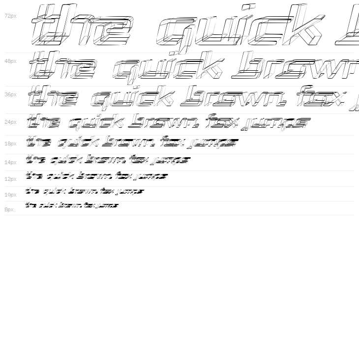 Republika Exp - Sktech Italic Waterfall