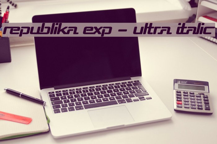 Republika Exp - Ultra Italic Example 1