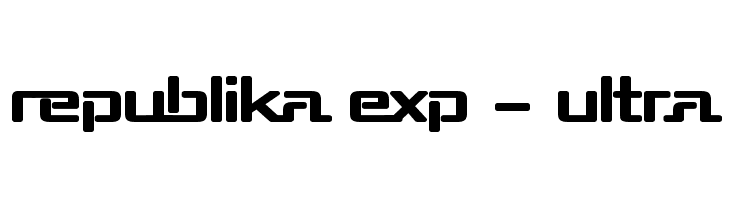 Republika Exp - Ultra  baixar fontes gratis