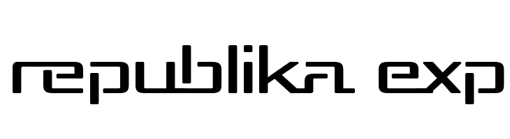 Republika Exp  font caratteri gratis