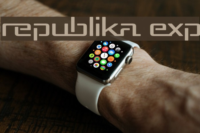 Republika Exp Font examples