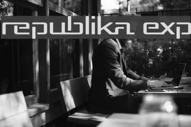 Republika Exp Schriftart examples
