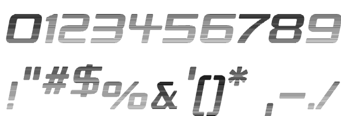 Republika - Haze Italic Font OTHER CHARS