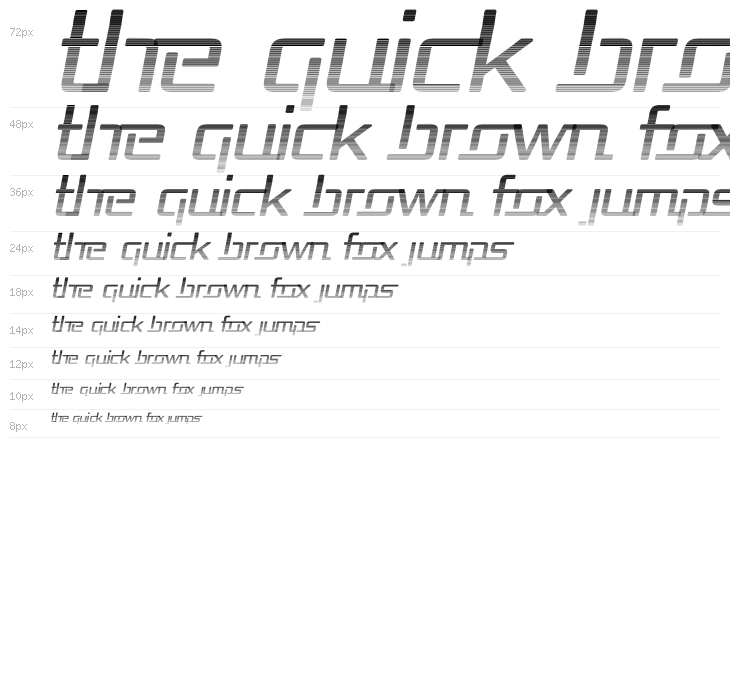 Republika - Haze Italic Waterfall