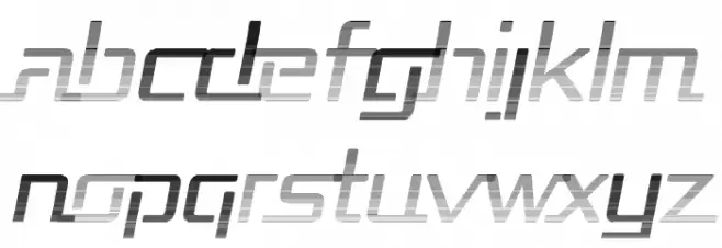 Republika - Haze Italic फ़ॉन्ट लोअरकेस
