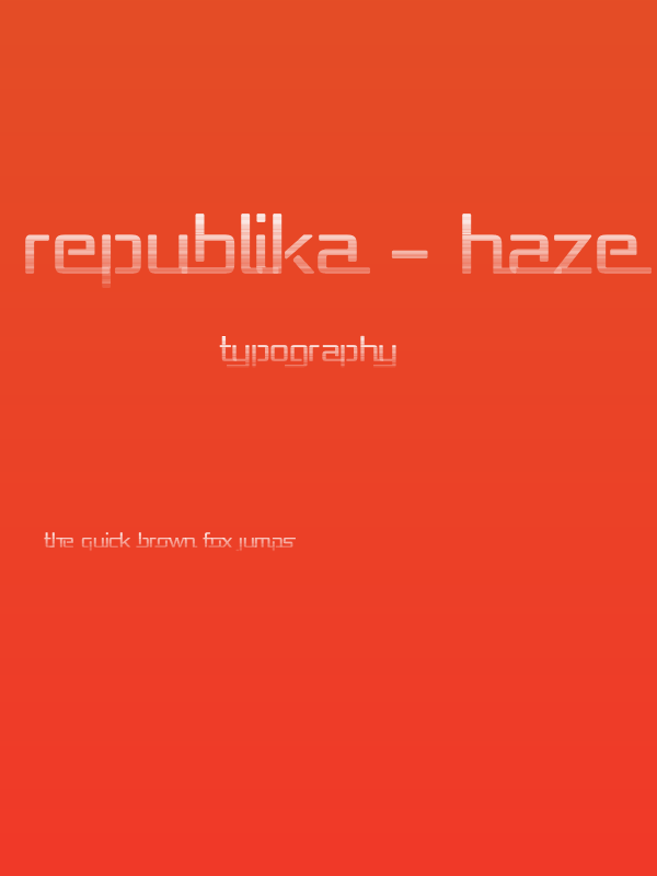 Republika - Haze Poster