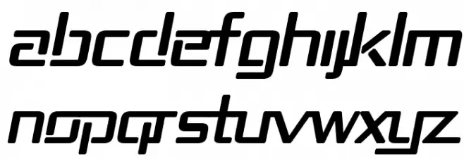 Republika II Bold Italic 字体 大写