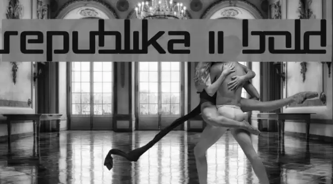 Republika II Bold Font examples