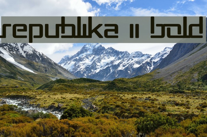 Republika II Bold Example 3