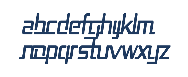 Republika II Cnd Bold Italic Lowercase