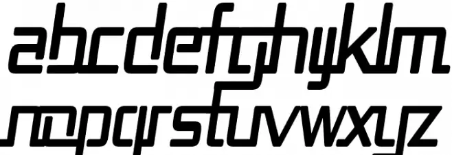 Republika II Cnd Bold Italic フォント 小文字