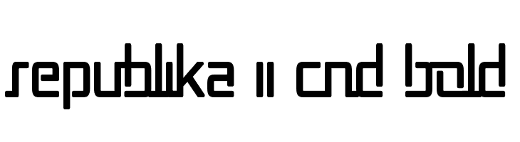 Republika II Cnd Bold  Frei Schriftart Herunterladen