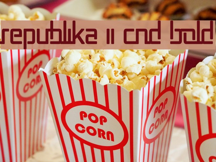 Republika II Cnd Bold Font examples