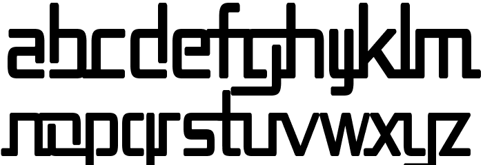 Republika II Cnd Bold Font LOWERCASE
