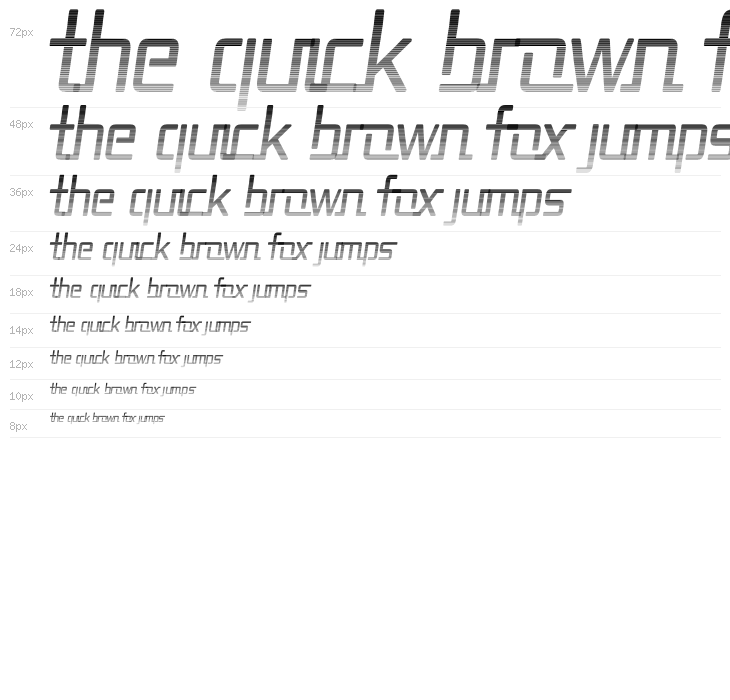 Republika II Cnd - Haze Italic Waterfall