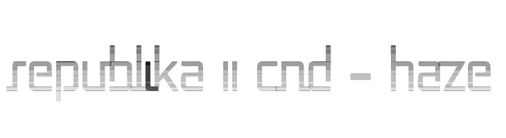 Republika II Cnd - Haze  baixar fontes gratis