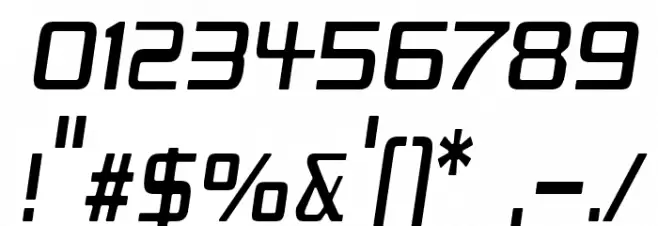 Republika II Cnd - Light Italic Font OTHER CHARS