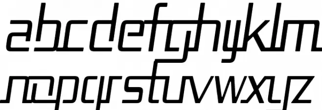 Republika II Cnd - Light Italic फ़ॉन्ट लोअरकेस