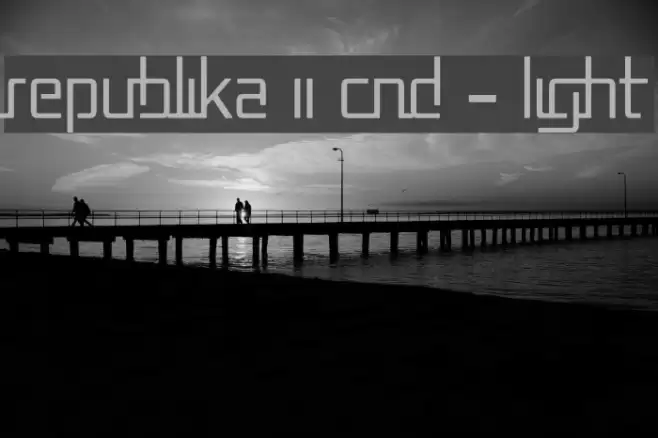 Republika II Cnd - Light Font examples